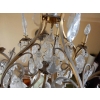 1950′ Lustre Cage Style Louis XV A 8 Lumières Et Cristal Baccarat | Biron 1950′ Lustre Cage Style Louis XV A 8 Lumières Et Cristal Baccarat