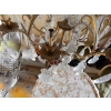 1950′ Lustre Cage Style Louis XV A 8 Lumières Et Cristal Baccarat | Biron 1950′ Lustre Cage Style Louis XV A 8 Lumières Et Cristal Baccarat