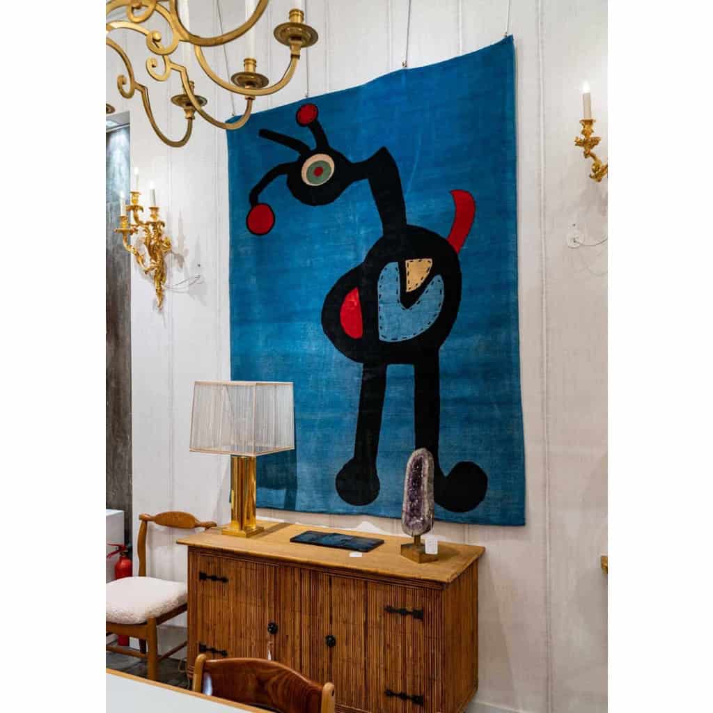 D’après Joan Miró. Tapis – ou tapisserie -, Travail contemporain | Biron ||