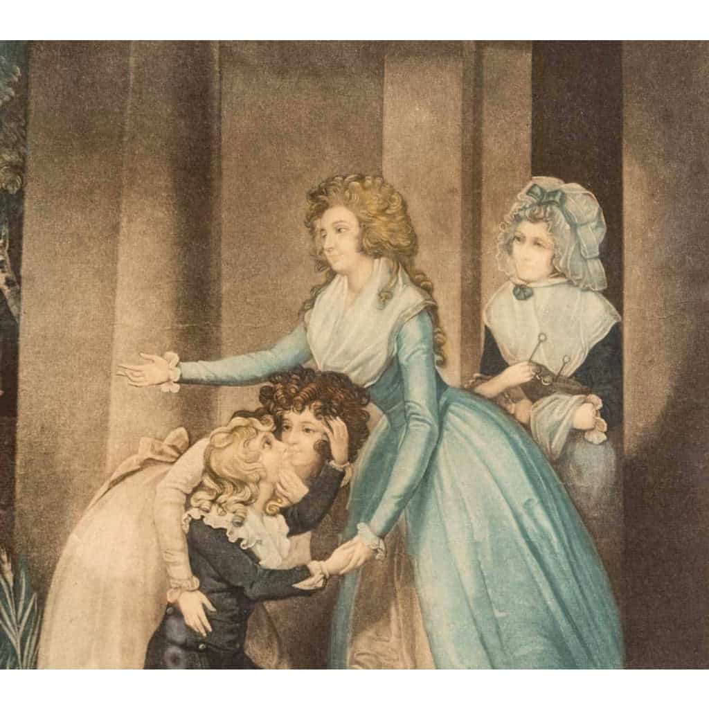 Paire de gravures anglaises Gravées par Iohn Jones d'après WR Bigg