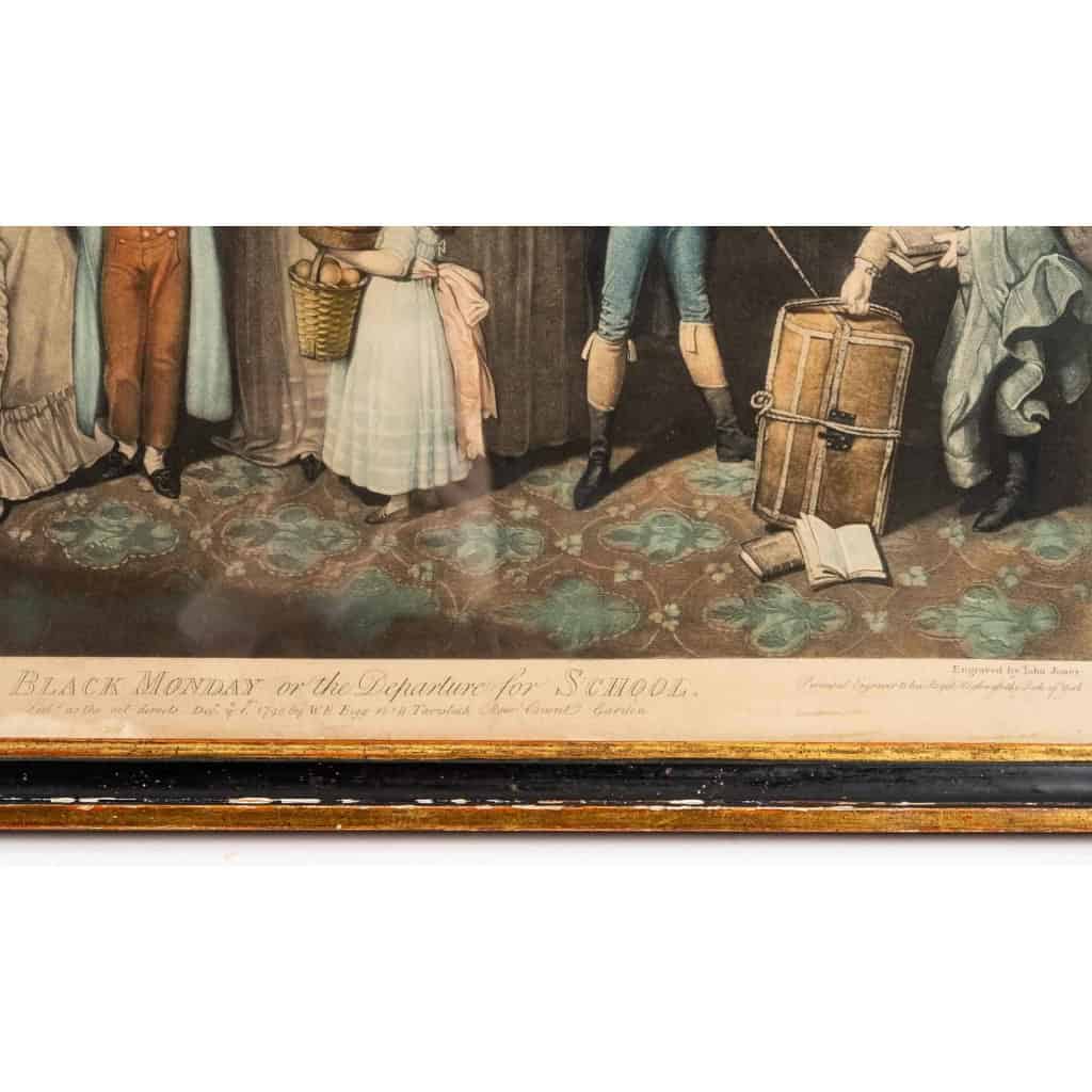 Paire de gravures anglaises Gravées par Iohn Jones d'après WR Bigg