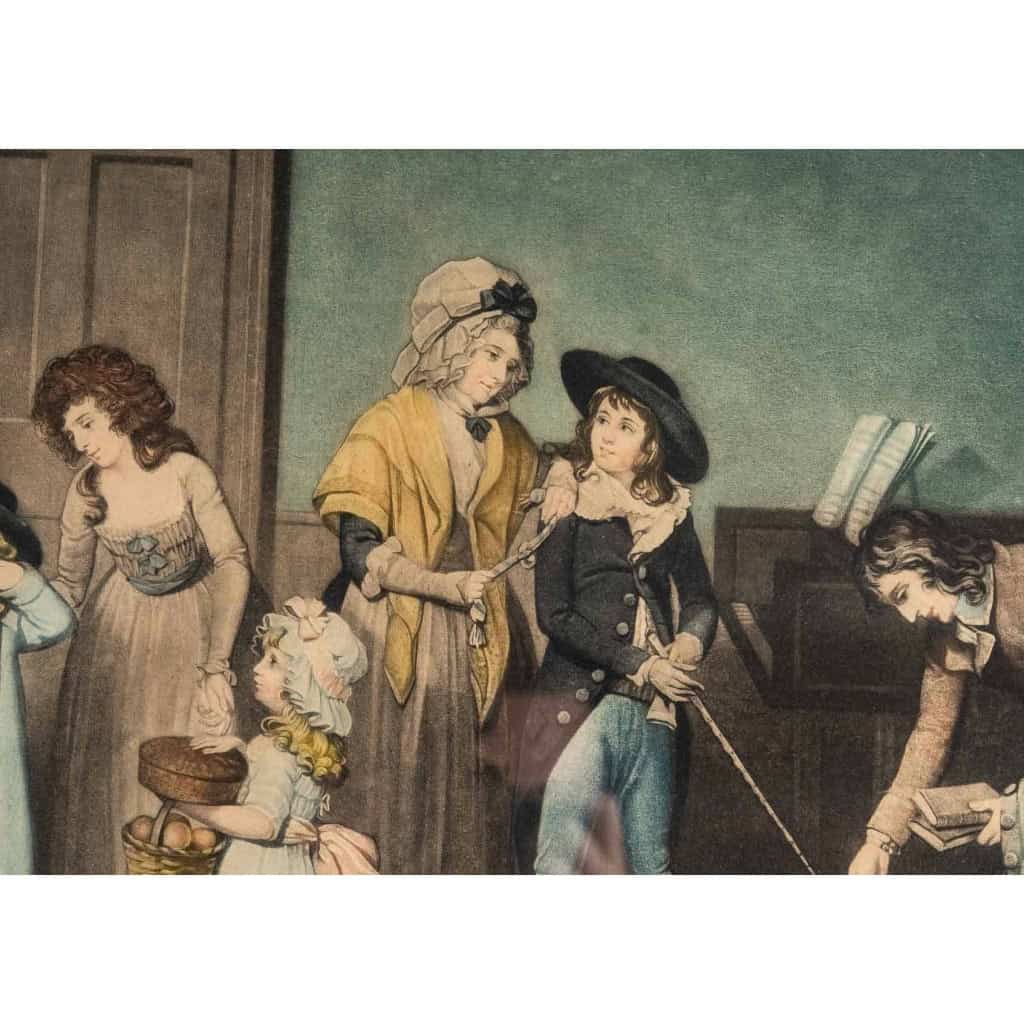 Paire de gravures anglaises Gravées par Iohn Jones d'après WR Bigg