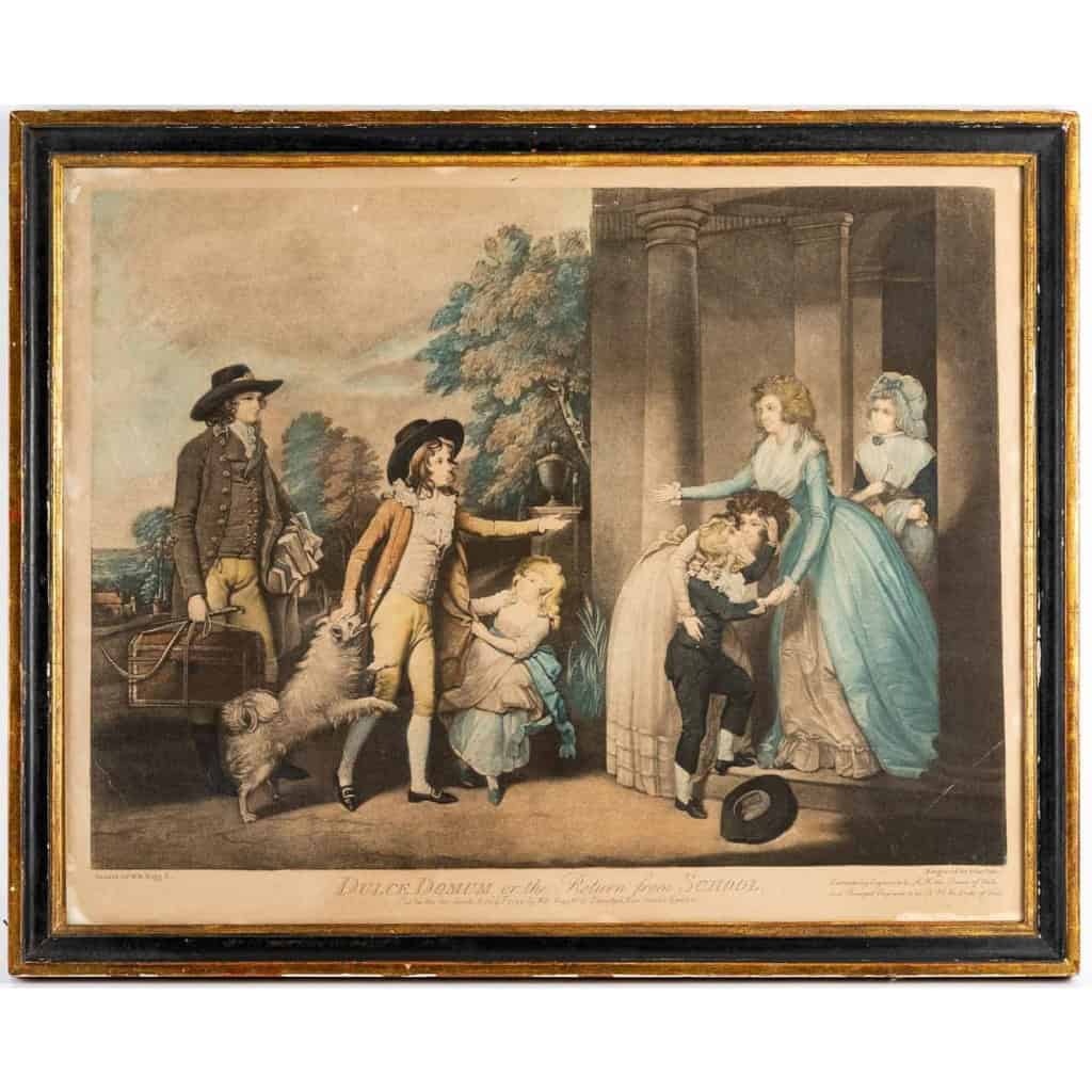 Paire de gravures anglaises Gravées par Iohn Jones d'après WR Bigg