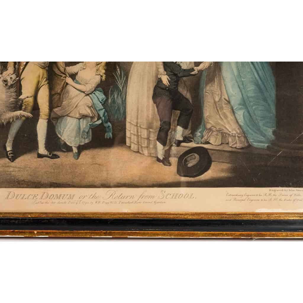 Paire de gravures anglaises Gravées par Iohn Jones d'après WR Bigg
