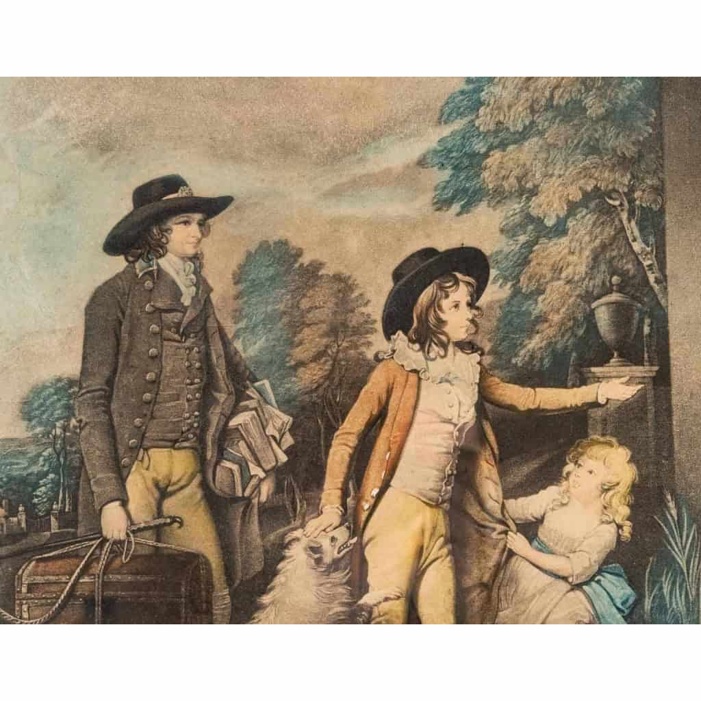 Paire de gravures anglaises Gravées par Iohn Jones d'après WR Bigg
