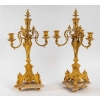Une garniture de style renaissance en bronze doré fin XIXème siècle | Biron Une garniture de style renaissance en bronze doré fin XIXème siècle