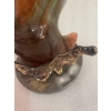 1970/80 Chat En Bronze Et Pâte De Verre, Sculpture Signée LOHE 10