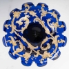 Paire de flacons et coupe en cristal de Bohème, XIXème siècle | Biron Paire de flacons et coupe en cristal de Bohème, XIXème siècle