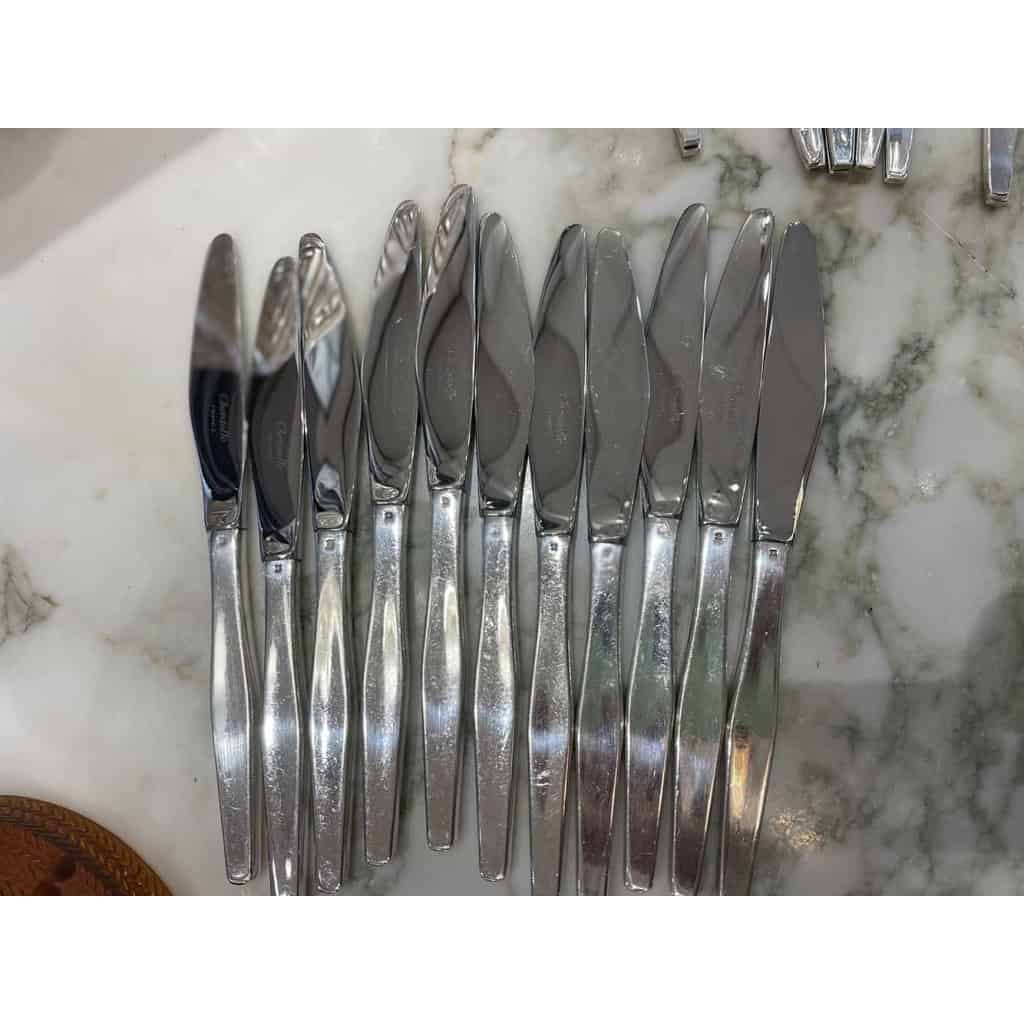 Christofle : « ORLY » Ménagère 95 pièces | Biron Christofle : « ORLY » Ménagère 95 pièces