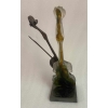 1970/80 Violon En Bronze Et Pâte De Verre, Sculpture Signée LOHE | Biron 1970/80 Violon En Bronze Et Pâte De Verre, Sculpture Signée LOHE