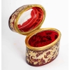 Coffret oval en Bohème, XIXème siècle | Biron Coffret oval en Bohème, XIXème siècle