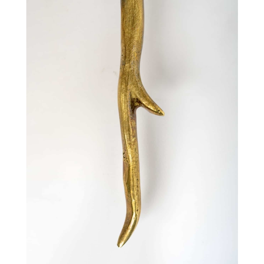 1950 Grande Paire d’Appliques en bronze Félix Agostini pour Arlus | Biron 1950 Grande Paire d'Appliques en bronze Félix Agostini pour Arlus