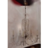 1950′ Lustre en Cristal de Bohême 5 Bras | Biron ||||||||
