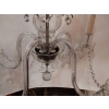 1950′ Lustre en Cristal de Bohême 5 Bras | Biron 1950′ Lustre en Cristal de Bohême 5 Bras