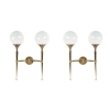 1960 Paire d’Appliques Maison Jansen | Biron ||||||
