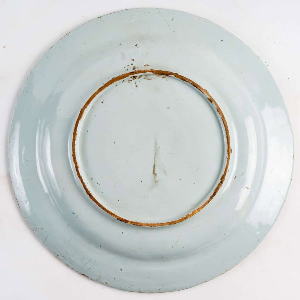 Plat en faiïnce de Delft XIXeme siècle | Biron Plat en faiïnce de Delft XIXeme siècle