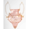 Très grand verre vénitien rose Salviati ou Frateli Toso, 1880