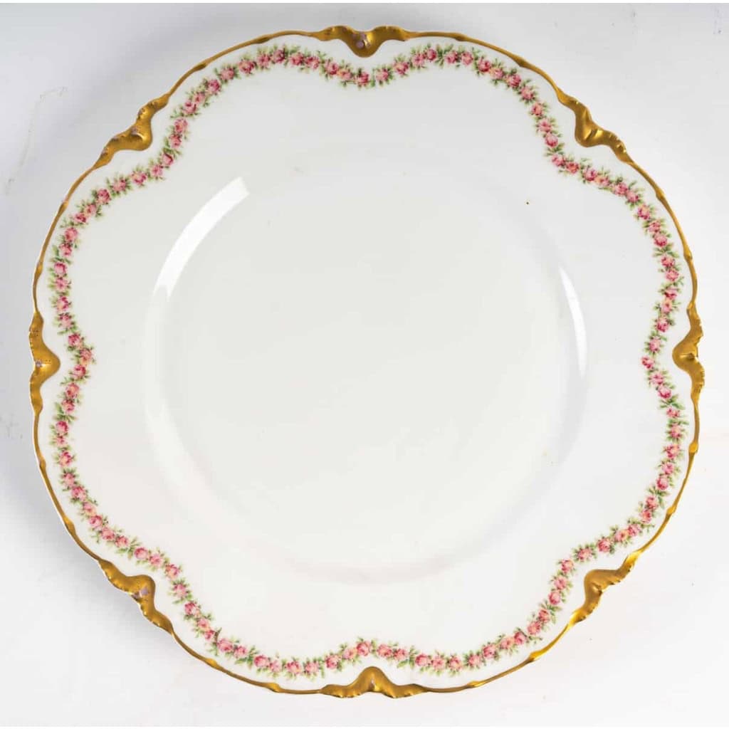Service" Ranson " Haviland avec décors roses, 1893