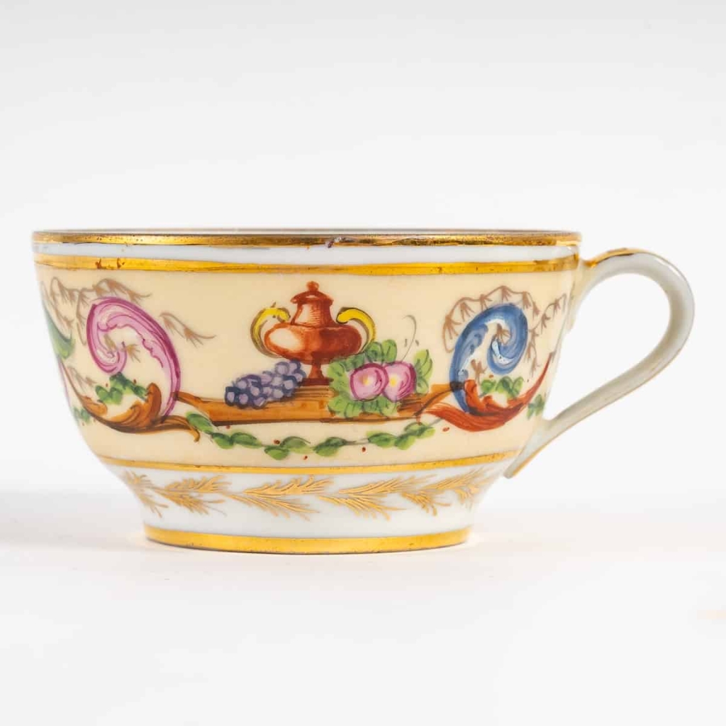 Tasses Le Tallec, motifs Angoulême, 1932 | Biron Tasses Le Tallec, motifs Angoulême, 1932