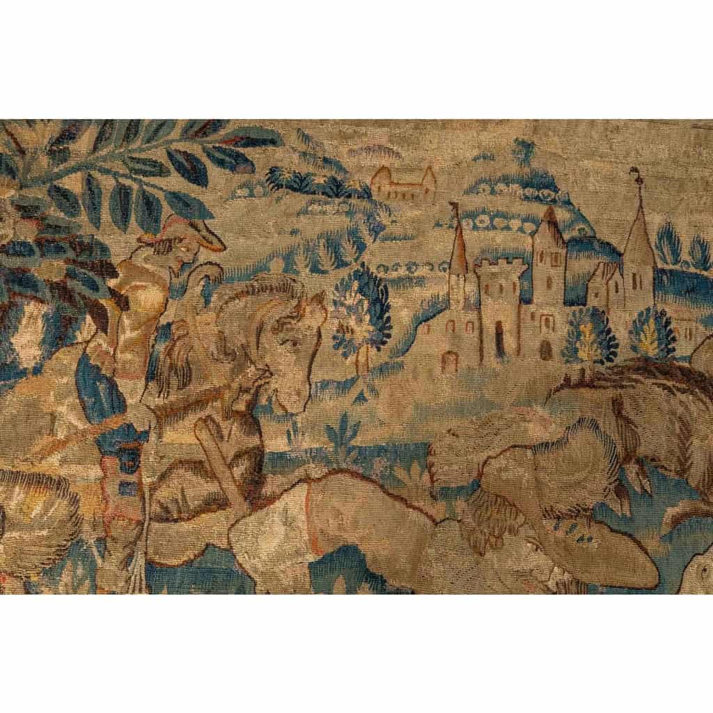 Tapisserie la chasse à l’épieu, XVI ème siècle | Biron Tapisserie la chasse à l'épieu, XVI ème siècle