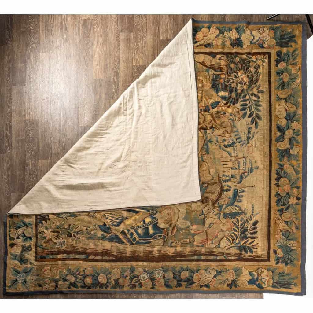 Tapisserie la chasse à l’épieu, XVI ème siècle | Biron Tapisserie la chasse à l'épieu, XVI ème siècle