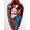Une paire de vases en émail fin XIXème siècle | Biron Une paire de vases en émail fin XIXème siècle