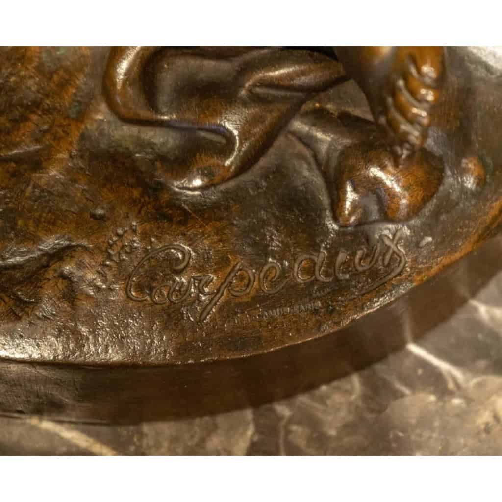 Le Génie De La Danse. Bronze Signé Carpeaux. | Biron Le Génie De La Danse. Bronze Signé Carpeaux.