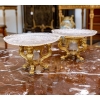 Paire de coupes en cristal et bronze Baccarat