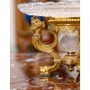 Paire de coupes en cristal et bronze Baccarat