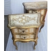 1950/70 Paire De Chevets Italiens Bois Doré 48 X 30 X H 60 cm | Biron ||||||||