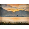 Paysage du Vietnam, 4 huiles signées Auguste Pavie, situées et datées de 1904 | Biron Paysage du Vietnam, 4 huiles signées Auguste Pavie, situées et datées de 1904