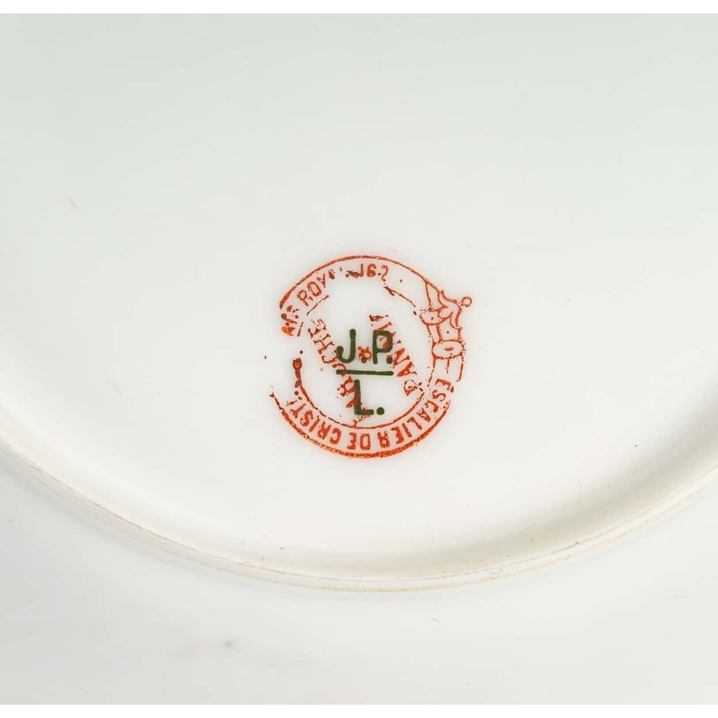 10 tasses Jean Pouyat de Limoges, autour de 1870 | Biron 10 tasses Jean Pouyat de Limoges, autour de 1870