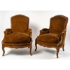 Paire de bergères en hêtre, Style Louis XV, XIXème siècle | Biron |||||||||||||||