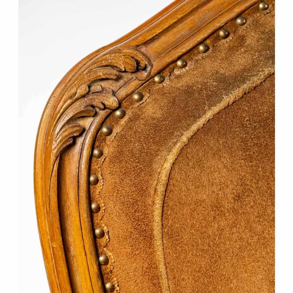 Paire de bergères en hêtre, Style Louis XV, XIXème siècle | Biron Paire de bergères en hêtre, Style Louis XV, XIXème siècle