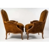 Paire de bergères en hêtre, Style Louis XV, XIXème siècle | Biron Paire de bergères en hêtre, Style Louis XV, XIXème siècle