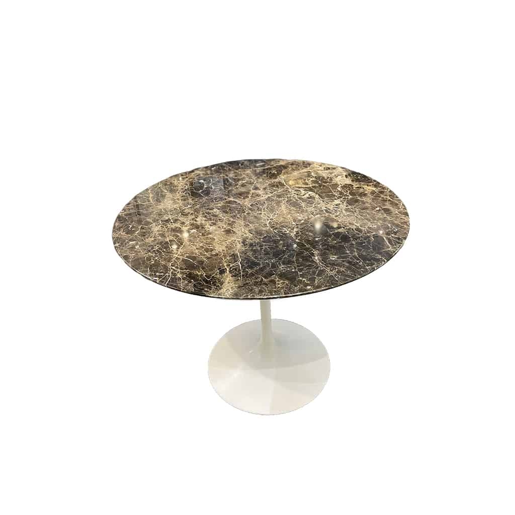 KNOLL & Eero Saarinen designer «Tulip » : Table Ø 91 cm Marbre Emperador | Biron ||||||||||