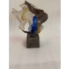 1970/80 Hippocampe En Bronze Et Pâte De Verre, Sculpture Signée LOHE | Biron 1970/80 Hippocampe En Bronze Et Pâte De Verre, Sculpture Signée LOHE