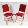 Paire de chaises d’appoint style Louis XVI, Années 1950 | Biron ||||||||