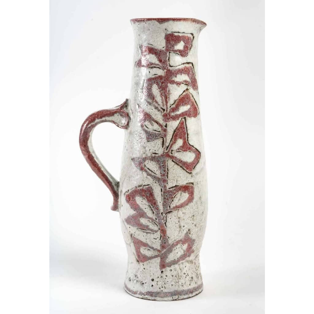Pichet en céramique par Max Boissaud, Vallauris circa 1950 | Biron Pichet en céramique par Max Boissaud, Vallauris circa 1950