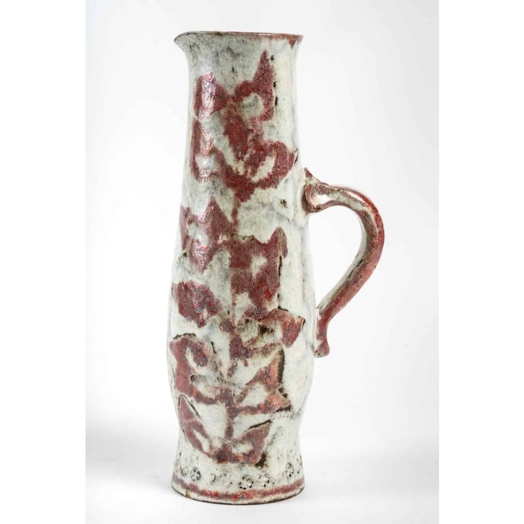 Pichet en céramique par Max Boissaud, Vallauris circa 1950 | Biron Pichet en céramique par Max Boissaud, Vallauris circa 1950
