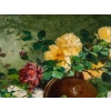 Henri Cauchois : Bouquet de roses au pichet.