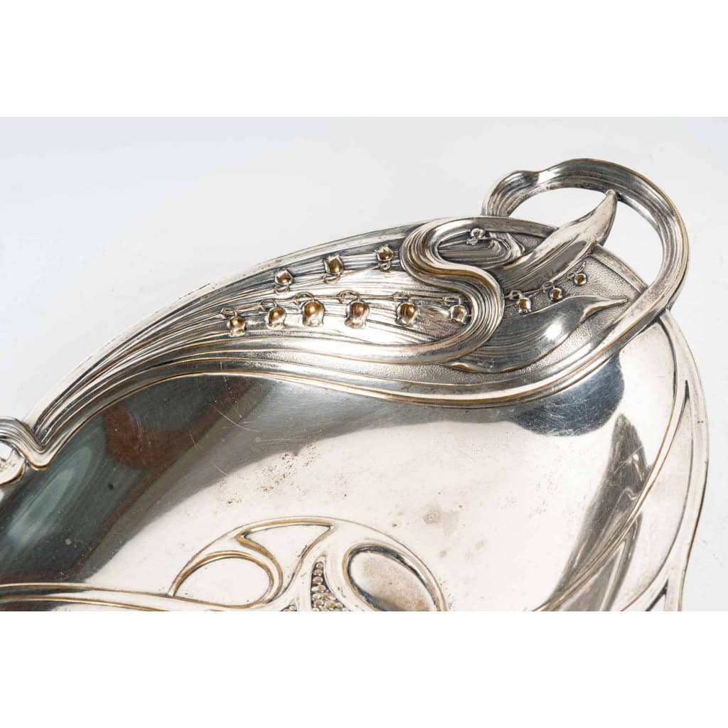 Coupe en métal argenté, 1900 | Biron Coupe en métal argenté, 1900