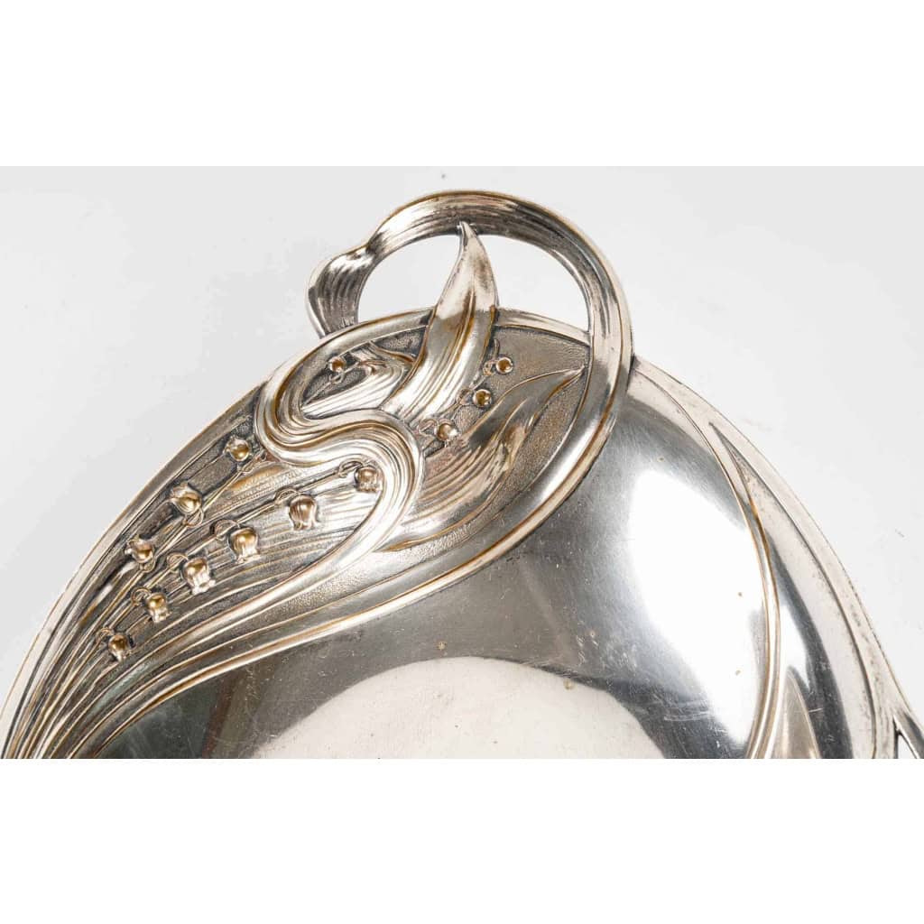 Coupe en métal argenté, 1900 | Biron Coupe en métal argenté, 1900