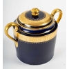 Service à café bleu de Sèvres à double incrustations, 1920 | Biron Service à café bleu de Sèvres à double incrustations, 1920