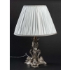 Lampe à 3 dauphins en bronze argenté | Biron ||||||||