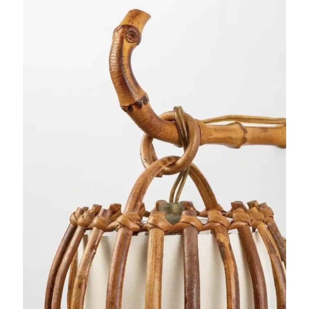 1960 Paire d’appliques « Lanterne » Louis Sognot | Biron 1960 Paire d'appliques "Lanterne" Louis Sognot