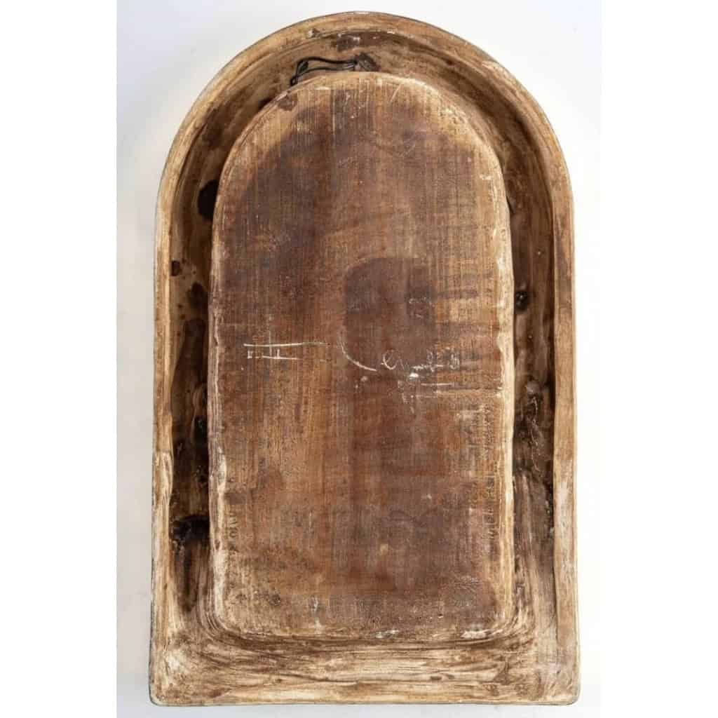 1970 Miroir de François Lembo, céramique. signé | Biron 1970 Miroir de François Lembo, céramique. signé