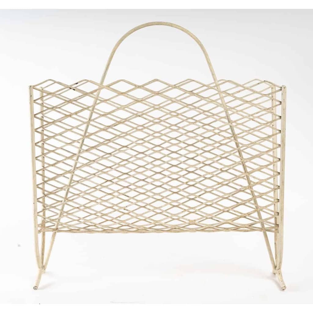 Porte journaux en métal peint, 1950 | Biron Porte journaux en métal peint, 1950