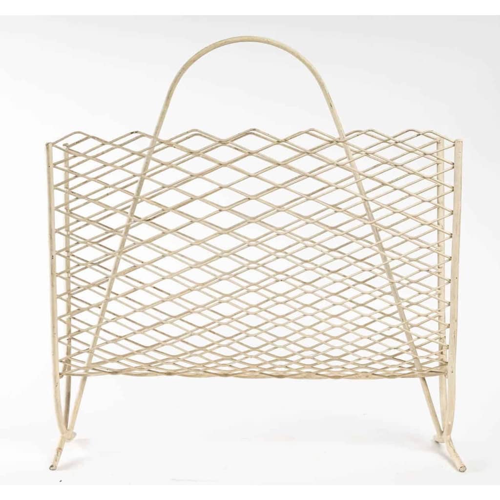 Porte journaux en métal peint, 1950 | Biron Porte journaux en métal peint, 1950