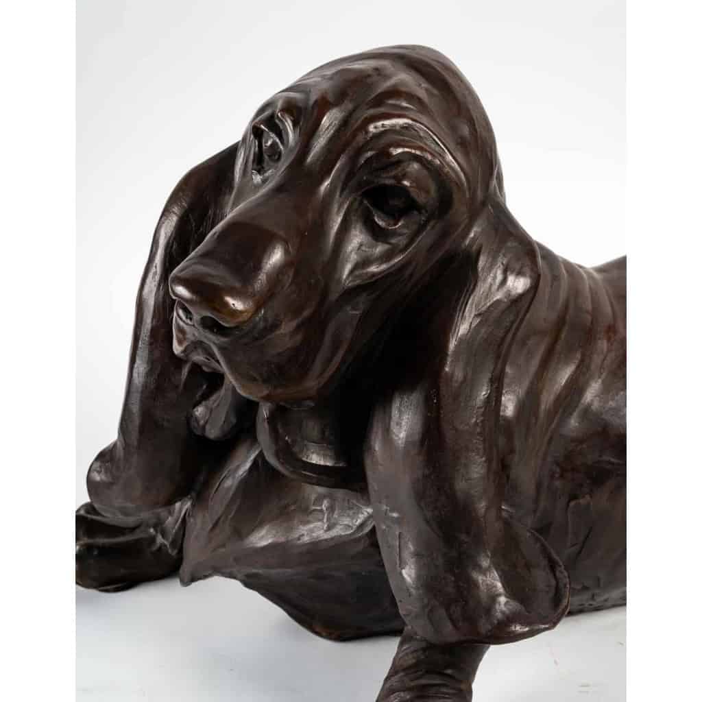 Basset « Cyrano » en bronze de la fonderie Chapon | Biron Basset "Cyrano" en bronze de la fonderie Chapon